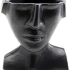 Vase Rostro Schwarz 17Cm