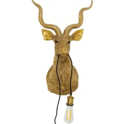 Wandleuchte Animal Goat Gold 45X74Cm