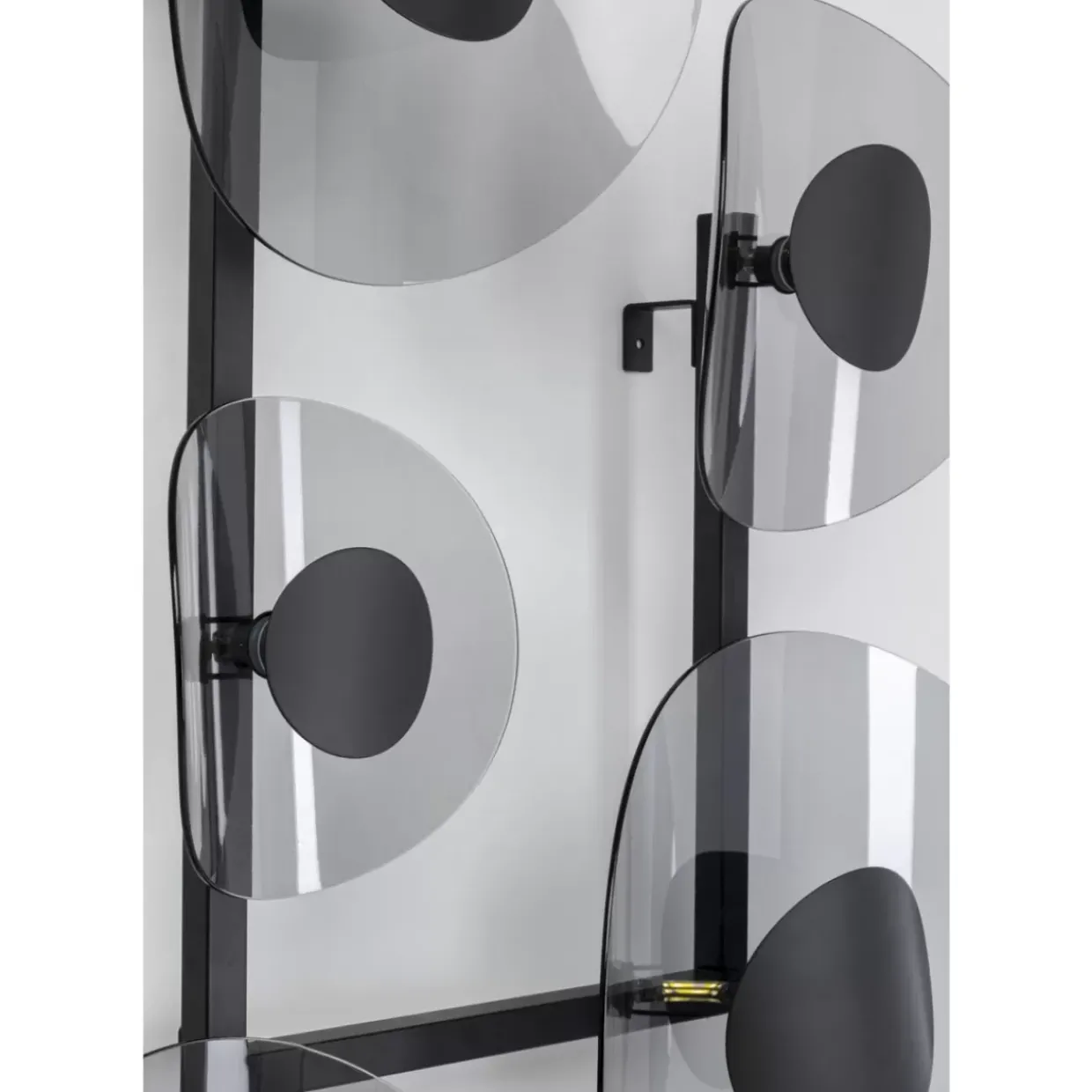 Wandleuchte Mariposa Schwarz Smoke 116X198Cm