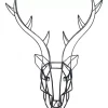 Wandobjekt Antler