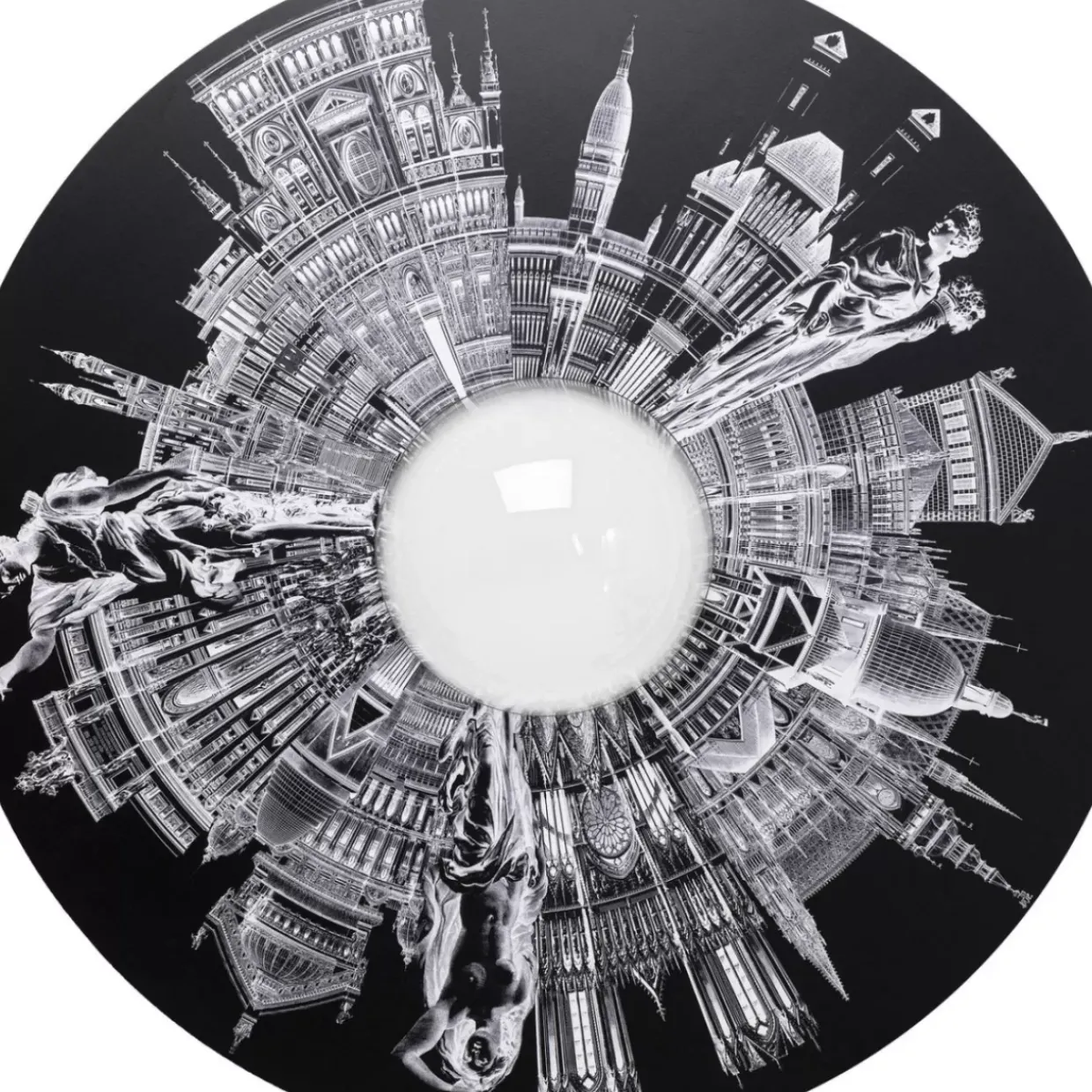 Wandobjekt City Pupil O160Cm