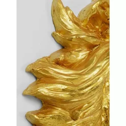 Wandobjekt Lion Head Gold 90X100Cm