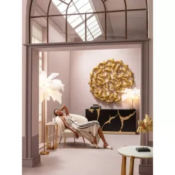 Wandobjekt School Of Koi Gold O160Cm