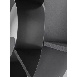 Wandregal Snail Silver Grau