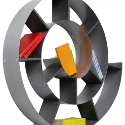 Wandregal Snail Silver Grau