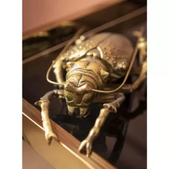 Wandschmuck Longicorn Beetle Gold