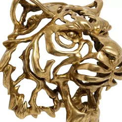 Wandschmuck Tiger Gold