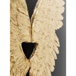 Wandschmuck Wings Gold Black 120X120Cm