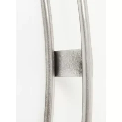 Wanduhr Clip Silber O60Cm