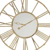 Wanduhr Giant Gold O120Cm