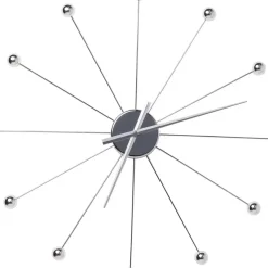 Wanduhr Like Umbrella Balls Chrome