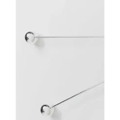 Wanduhr Like Umbrella Balls Chrome