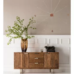 Wanduhr Like Umbrella Rosegold