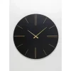 Wanduhr Luca Schwarz O70Cm