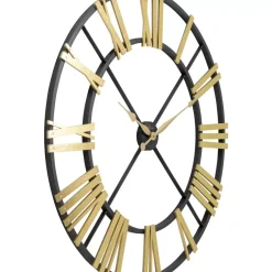 Wanduhr Nevio Brass O95Cm