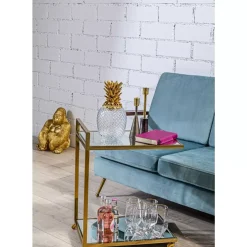 Wasserglas Diamond Gold Rim