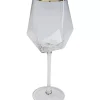 Weinglas Diamond Gold Rim
