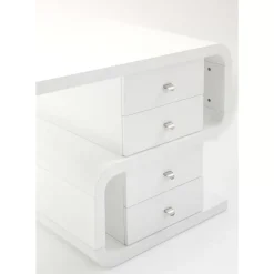 White Club Schreibtisch Snake 150X70Cm