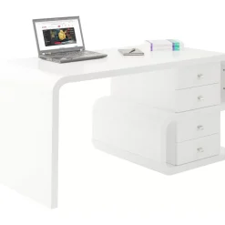 White Club Schreibtisch Snake 150X70Cm