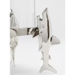 Windlicht Shark Family 23Cm