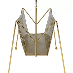 Zeitungsständer Basket Gold Klein